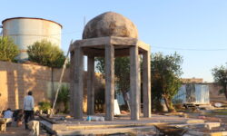 آمادگی برای تشییع؛پروژه یادمان شهید گمنام زیر نظر شهردار و ریاست دادگستری مسجدسلیمان پایش شد