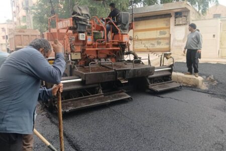 اقدام عمرانی شهرداری مسجدسلیمان در منطقه دره اشکفت با اجرای آسفالت ریزی معابر