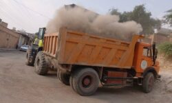 اجرای گسترده عملیات نخالهبرداری در مناطق مختلف شهری مسجدسلیمان