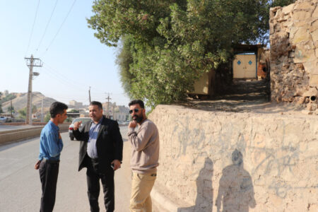 بازدید شهردار و عضو شورای شهر مسجدسلیمان از برخی پروژه های عمرانی سطح شهر